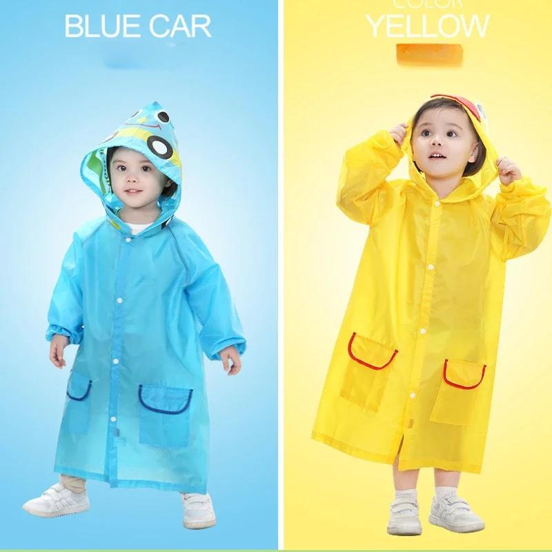 Cartoon Animal Style Waterproof Kids Baby Raincoat for Children Rain Coat Rainwear Student Poncho Rain Coat Kids