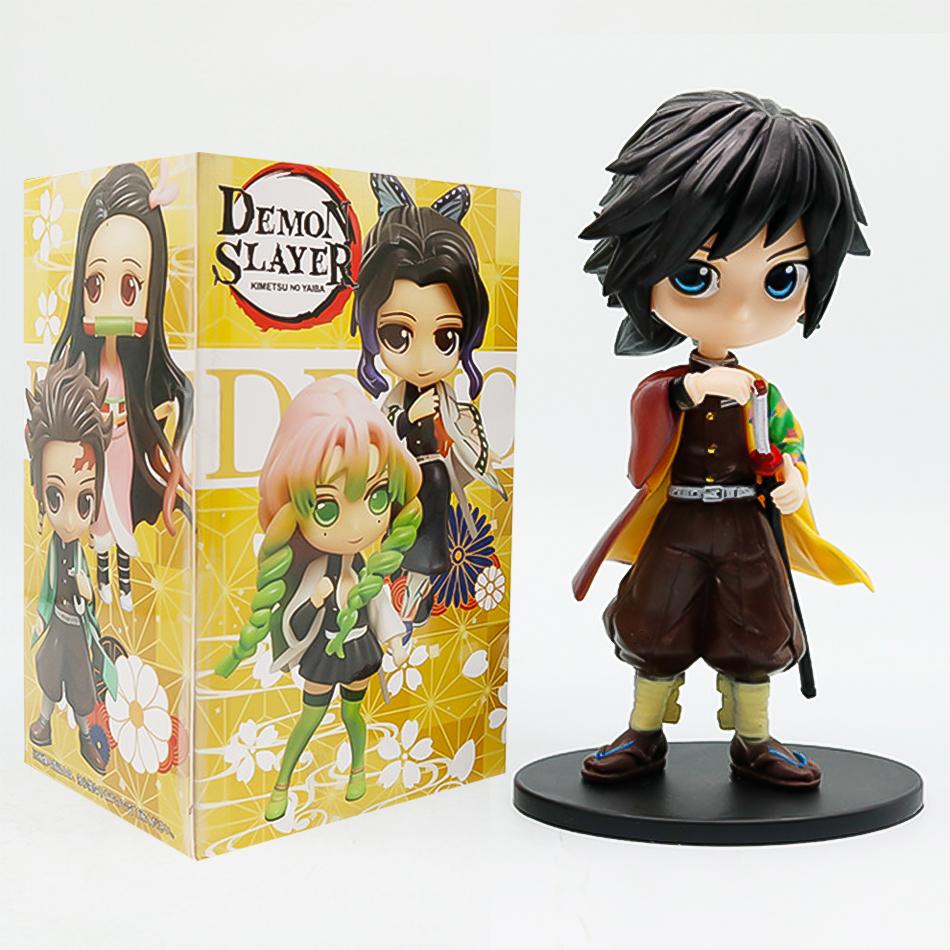 8pcs/kit 2026 Latest  Demon Slayer Tanjiro Kamado Nezuko Animation Figure Miniature Playthings Decoration Piece Playthings Mystery Case Decoration