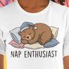Nap Enthusiast Fun T-shirt | Novelty Tee