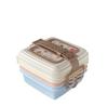 Snoopy Bento Stackable Picnic Square 3 920ml x PEANUTS SNOOPY HIS Made in Japan T-World Box, Case, (Small), Tiers, 3, & FRIENDS,