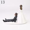 Funny Bride and Groom Figurines Romantic Marry Figurine Cake Toppers Dolls  Marry