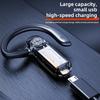 Беспроводная Bluetooth-гарнитура с подвесным ушным вкладышем Спортивная деловая голосовая связь Ответ Монофоническая концепция Костная проводимость