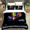 Комплект постельного белья с 3D-принтом Майкл Джексон Двуспальный Полуторный Кинг Пододеяльник Одеяло Наволочка Мальчики Девочки Взрослые Спальня