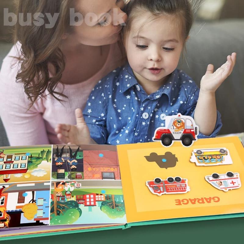 Baby First Enlightenment Book Montessori Quite Book Early Learning Sticker Busy Book Matching Games Educational Toys for Kids