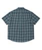 WACKY WILLY Seerscutter Check Short Sleeve Shirt Blue