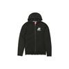 Nike Letter Logo Print Hooded Zip Jacket Men Jackets Black AJ7926-010