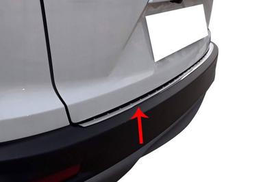 Накладка на задний бампер (нерж) для Honda CRV 2017-2022 гг