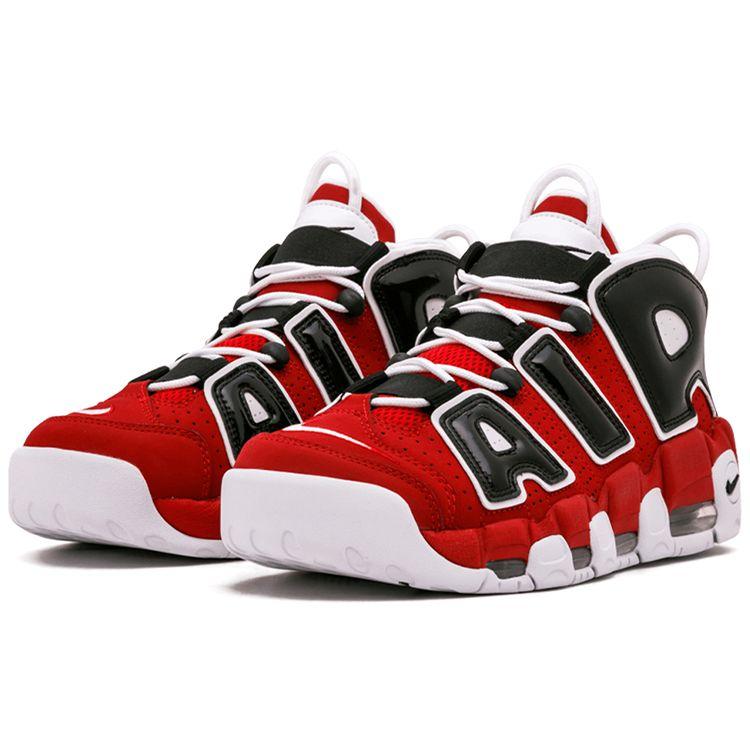Nike Air More Uptempo Bulls Hoops Pack мужские кроссовки Varsity-красные черно-белые 921948-600