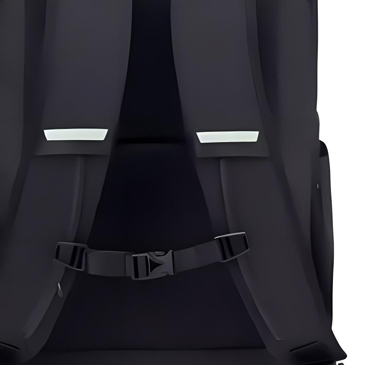 Samsonite 21L Business Commuter Casual Travel Lightweight Fabric Backpack Unisex Backpack Black NX6-101