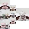 Adorable Mini Teddy Bear Plush Toy Cute Small Bear Doll Soft Pp Cotton