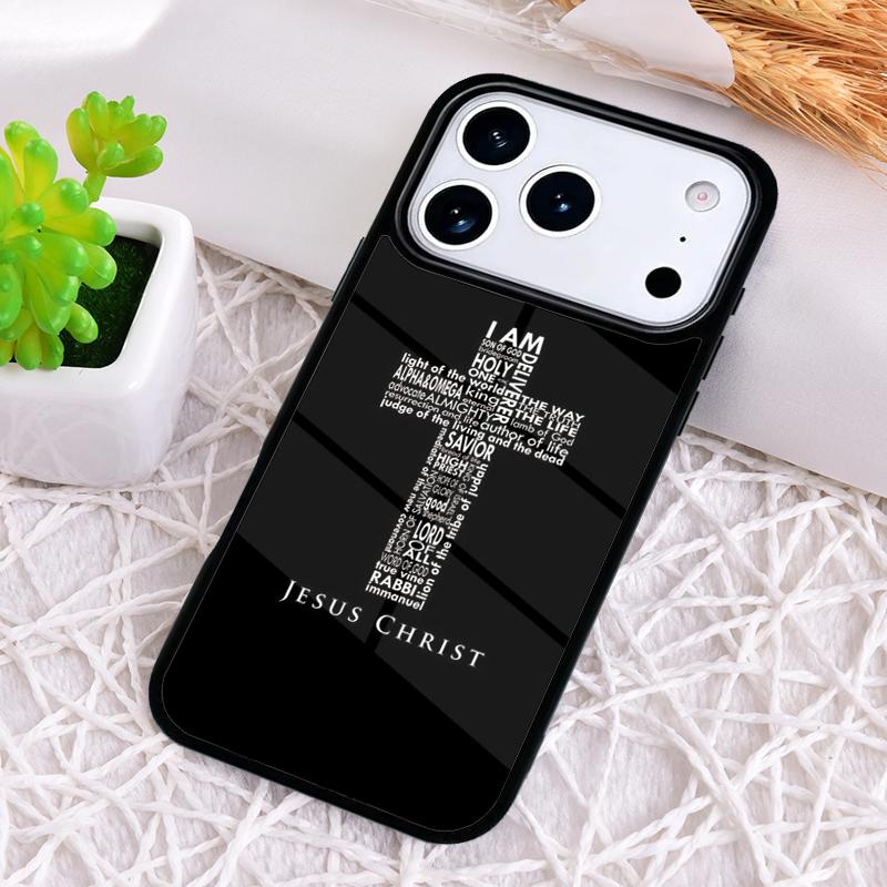 Библия Иисус Христос Христианские Цитаты Чехол для Телефона для iPhone 17 Air 16 15 11 12 14 13 Pro Max Ударопрочный Чехол
