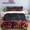 Galatasaray Pattern Bedding Home Decoration Birthday & Festival Gift (1 * duvet cover + 2 * pillowcase, without core)