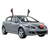 Украшение Олень Автомобиль Транспортное средство Нос Рога Набор Костюмов Рудольф Рождественский Олень Рога Оленя Красный Нос Украшения Рога Лося-M53K