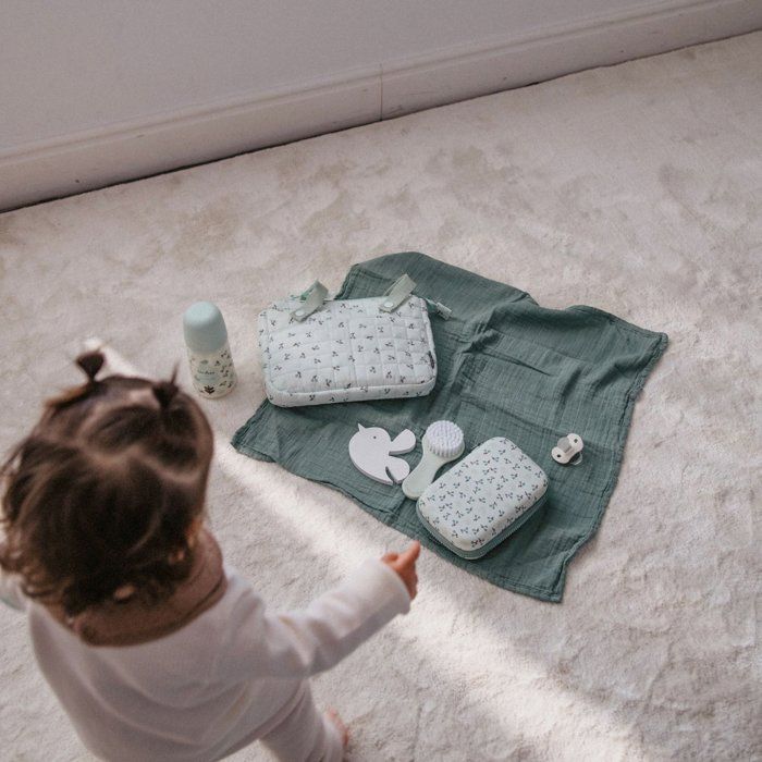 Trousse de toilette - SUAVINEX - BIRDIES - Hygge - Dès la naissance - Vert