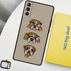 Чехол British Bulldog для Samsung Galaxy S23 Ultra S22 S21 S20 FE Note 20 Ultra S8 S9 S10 Note 10 Plus