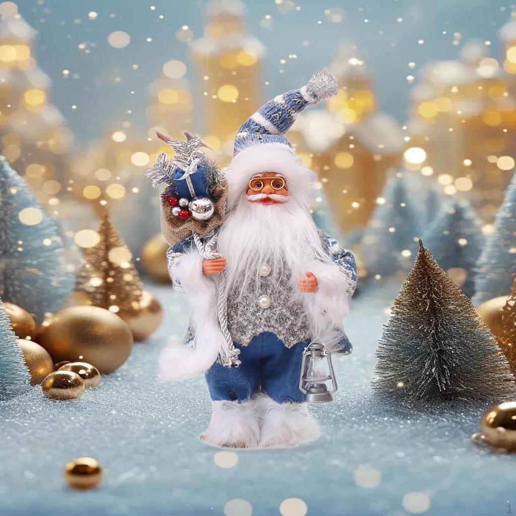 Рождественская кукла Санта-Клаус фигурка украшение статуя для дома праздник