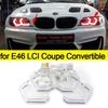 For BMW E46 Coupe Cabrio Convertible Facelift 2004-2006 RGB Colorful Angel Eyes Ring Led M4 Style APP Control Headlight DRL