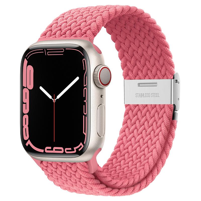 Strap For Apple watch Ultra 2 band 49mm 45mm 44mm 40mm 41mm 42mm 46mm Braided solo loop correa bracelet series 7 3 se 8 9 10 11