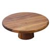 Wood Cake Stand High Pedestal for Cakes Pies Desserts Table Celebration