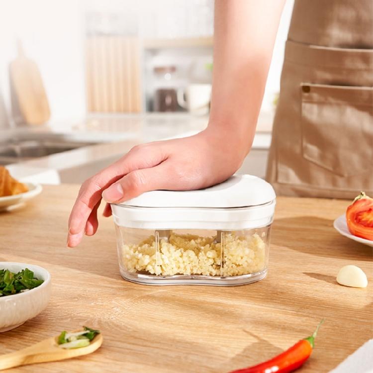 Портативный ручной измельчитель для чеснока и овощей Портативный кухонный комбайн Кухонный аксессуар для готовки