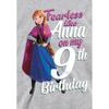 Frozen Childrens/Kids Fearless Like Anna 9th Birthday Pullover Hoodie