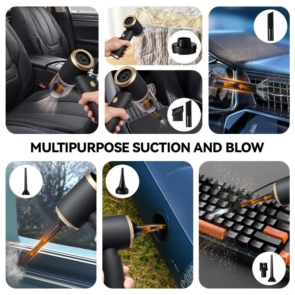 High Power Handheld Vacuum Cleaner Rechargeable Portable Vacuum Cleaner  Keyboard Cleaning