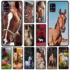 Чехол для телефона Samsung Galaxy A51 A12 A72 A52 A21s A71 A32 A31 A32 A02s A11 A41 A22 A42 A02 Fundas Animal Steed Horse