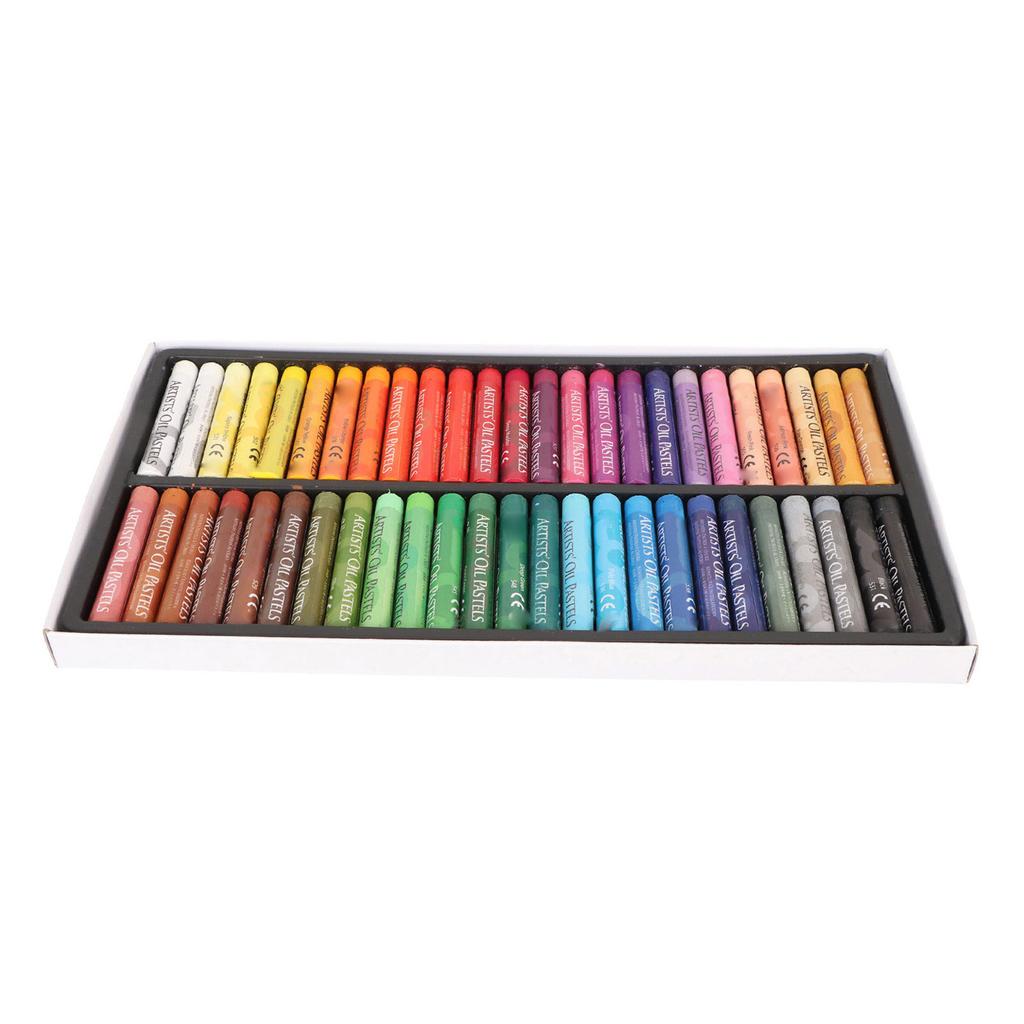 Набор масляной пастели 48 цветов, мягкая, безопасная, легко поддающаяся раскрашиванию, пастель для профессиональных художников