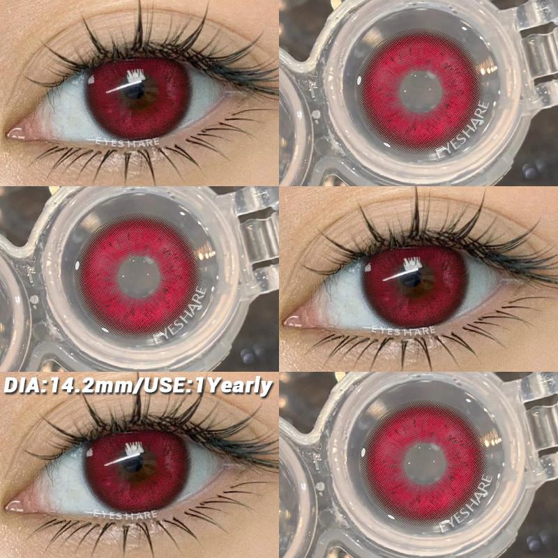 COD EYESHARE RAVEN BLACK Косплей Контактные Линзы Кроваво-красные Хэллоуин Макияж Глаз Линза Белые/Черные Сумасшедшие Косплей Мягкие Линзы