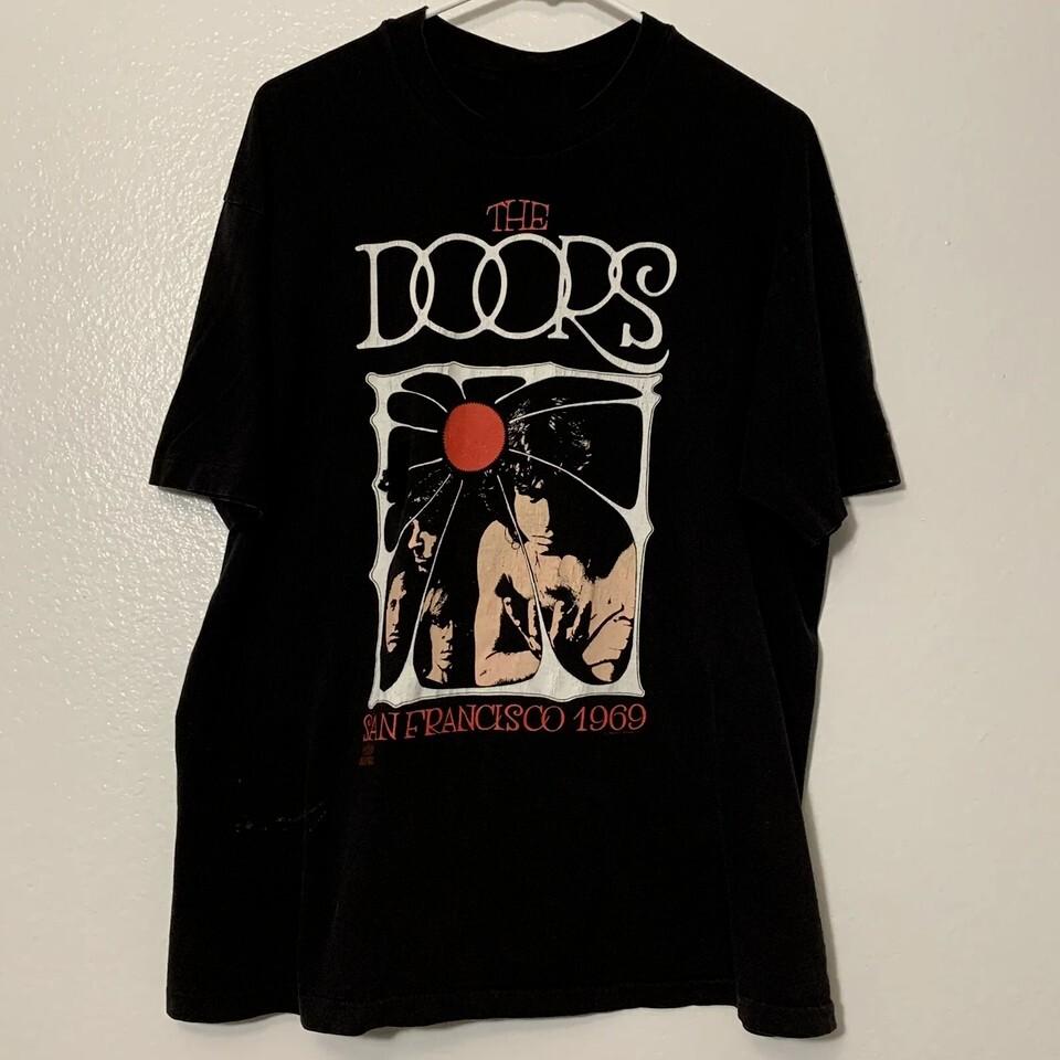 Футболка The Doors Коллекция Fillmore Сан-Франциско 1969 Футболка Джима Моррисона ZL190 Унисекс Футболка