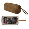 Polyester Cotton Hairdryer Storage Bag 9 Colors Large Capacity Curling Iron Bag Floral Print Makeup Train Cases Women Girls
