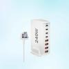 Многопортовое USB PD супербыстрое зарядное устройство на нитриде галлия мощностью 240 Вт для ноутбуков