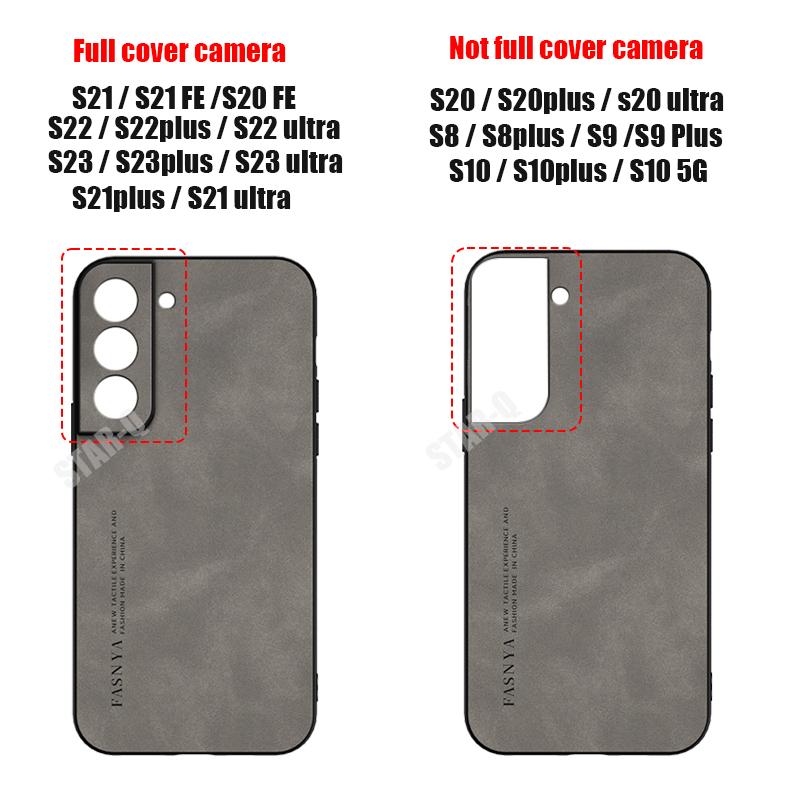 S 22 23 21 20 Роскошный кожаный чехол из овчины для Samsung Galaxy S22 S23 Ultra Plus S21 S20 Fe 5g Ретро задняя крышка S23ultra S20fe