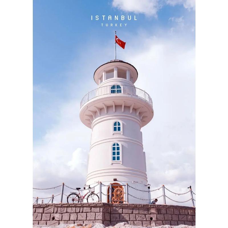 Стамбул Турция Пейзаж Постер Принт Мечеть Восход Искусство Холст Живопись Башня Фото Спальня Путешествия Настенное Украшение Настенная Картина