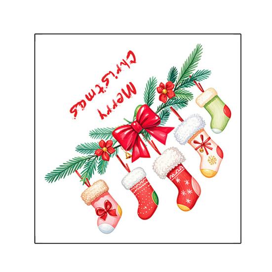 Merry Christmas Toilet Sticker Waterproof Self-adhesive PVC Living Room Bathroom Wall Santa Car Reindeer Stocking Toilet Seat Lid Decoration Decal