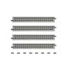 KATO N Gauge Open Pit Track, 186mm, Set of 4, 20-016, Model Railroad Supplies