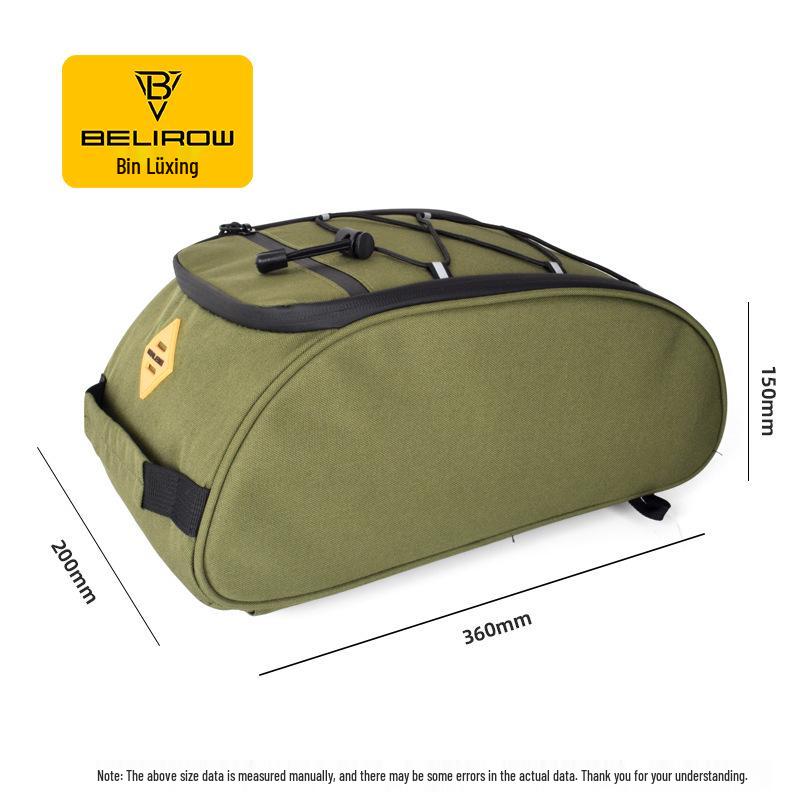 Folding Bike Quick-Release Pannier: Bicycle Luggage Rack, Tail Bag, Cycling Storage for Long-Distance Rides