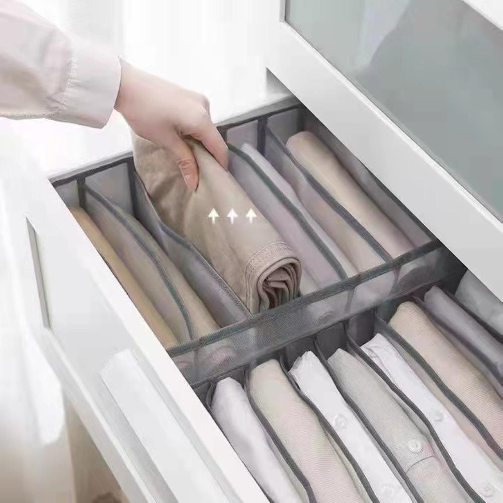 3 шт. Моющиеся органайзеры для дома, разделители для ящиков, складные мешочки для хранения нижнего белья и шарфов, Дом и быт