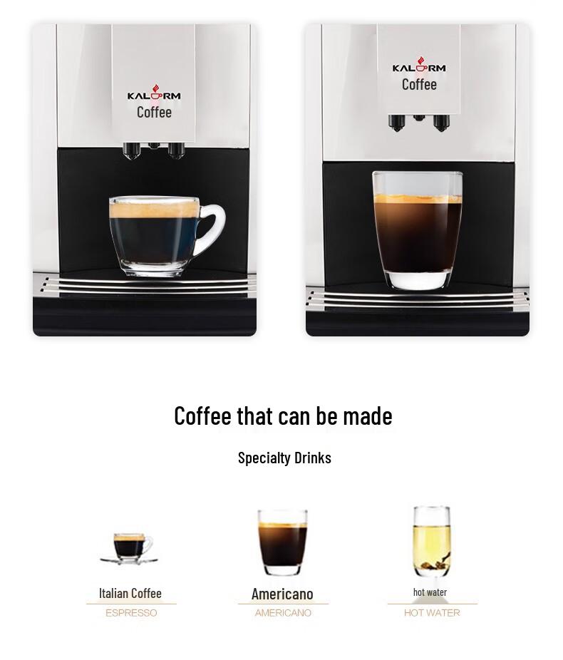 KALERM 1602PO Coffee Machine: Freshly Ground Commercial Model for All Seasons Hotel and Suzhou Offices