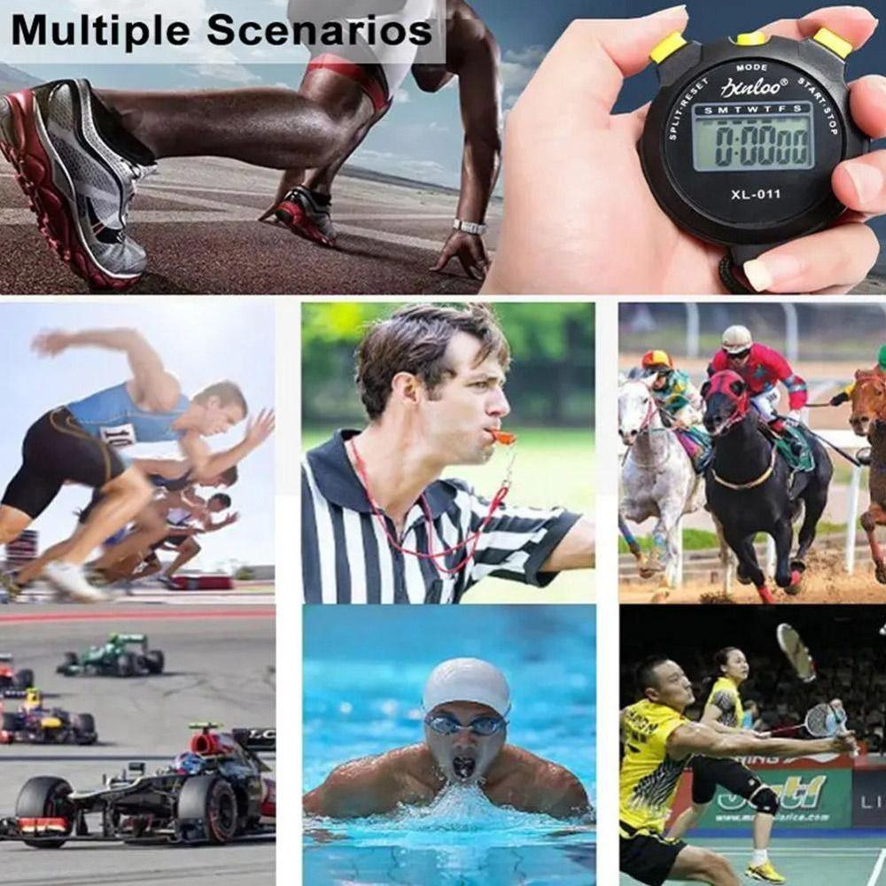 Digital Sports Stopwatch Handheld Stop Watch Multifunctional Stopwatch Counter Running Timer