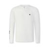Versatile Comfortable Half-Zip Long Sleeve T-Shirt Men Tops Starlight-White A11M513217FWT