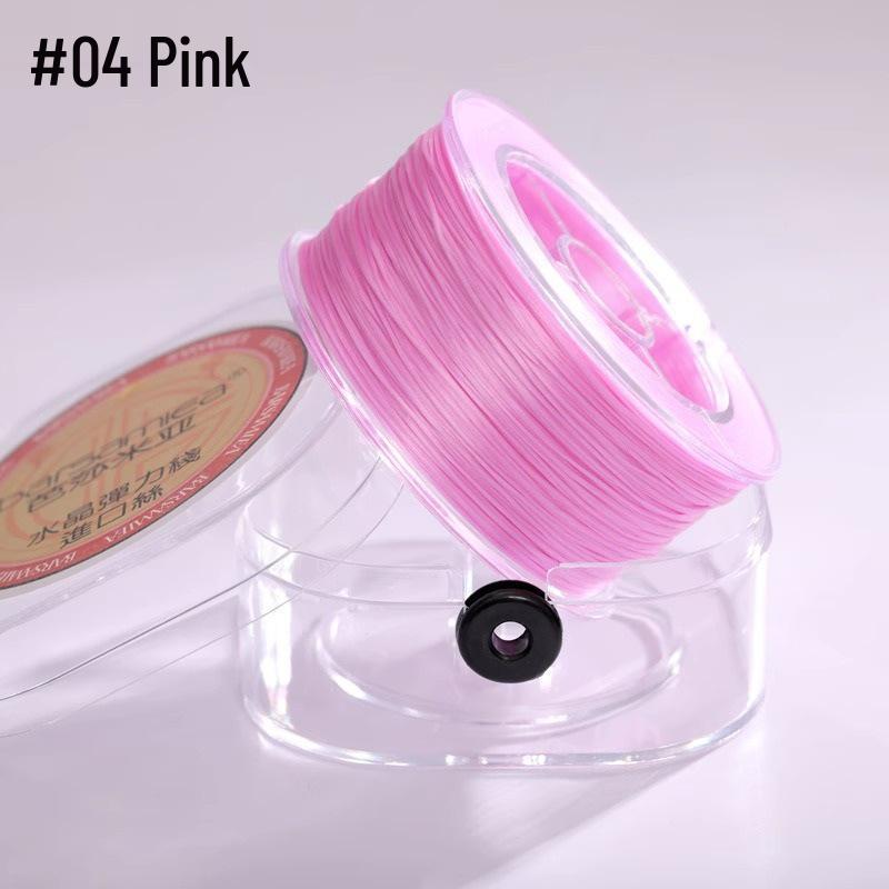 Импортный японский эластичный шнур для браслетов - Прочная резиновая леска для нанизывания хрустальных бусин Вэньвань