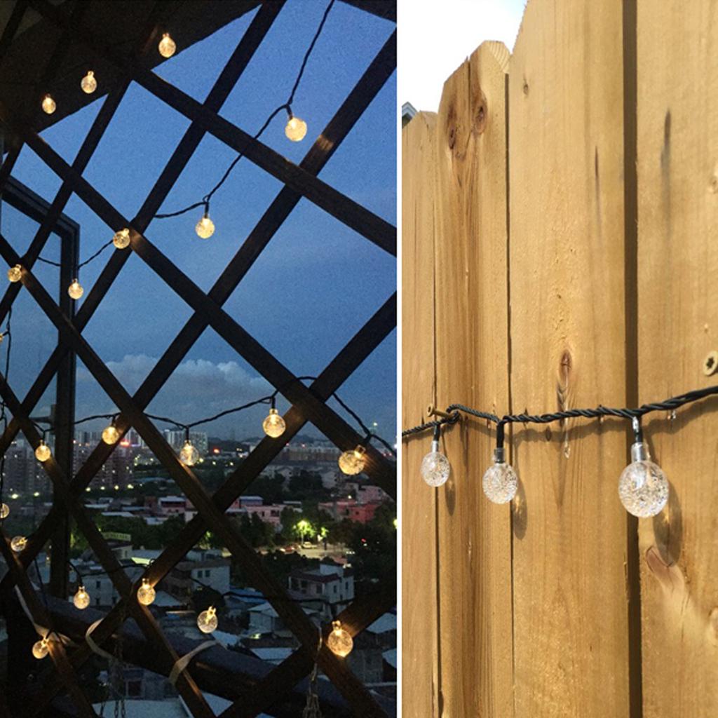 LED Outdoor Street Light Garland Fairy Solar Light String Solar Garden Powered Decoration Lamp For Path Street Lawn Outdoor Fence Lighting