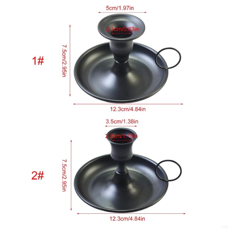 62KD Tapers Holder Metal Candlesticks Wedding Dinner Table Stand Decors