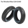 10 Inch Electric Scooter Damping Solid Outer Tire for Ninebot Max G30 G30D E-Scooter 60/70-6.5 Inner Hollow Honeycomb Solid Tire