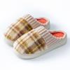 Cotton Slippers for Women, Autumn and Winter Couple's Thick-soled Indoor Household Warm Anti-slip Fluffy Cotton Shoes for Men