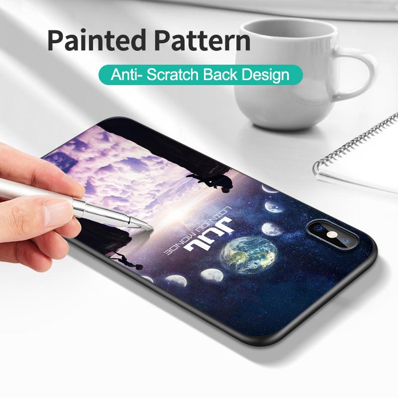 Black Tpu Case For OPPO A32 A33 A53 A53S A54 A55 A73 A74 A76 A77 A91 A94 A95 A93S A92S 4G 5G JUL