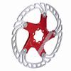203mm Floating Disc Six Bolts Bicycle Mountain Bike Brake Disc Cycling Accessory(redsilver )