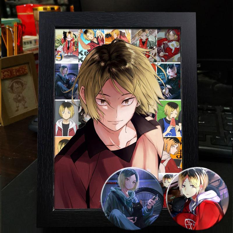 Хайкю!! Украшение фоторамки: Кагеяма Тобио и Хината Шоё - Готовая фоторамка-дисплей в подарок