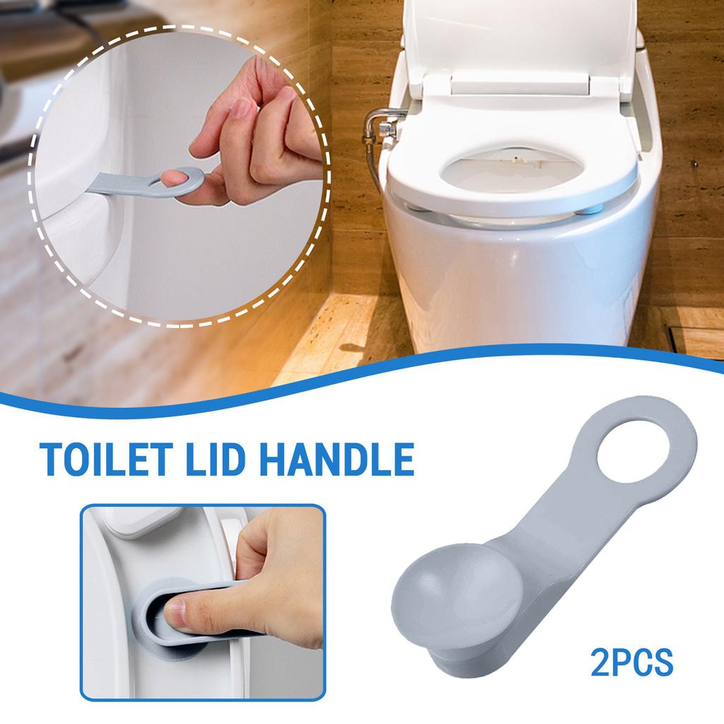 Toilet Seat Cover Lifter Lid Bowl Seat Lift Handle Bathroom Soft Toilet Holder